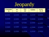 Grade 2 Reading Street Unit 4 Phonics Review Jeopardy