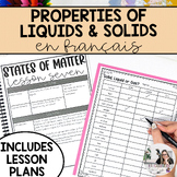 Grade 2 Science: French States of Matter | Properties of S