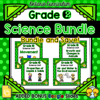 Preview of Grade 2 Science Units Bundle
