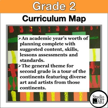 Preview of Grade 2 Scope and Sequence Visual Art Curriculum Map