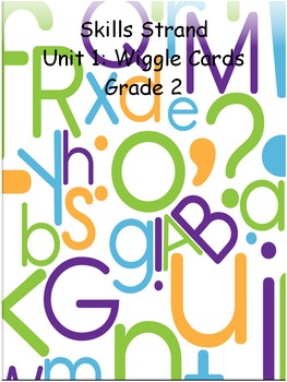 Preview of Grade 2 Skills Strand Unit 4 Wiggle Card Spinner