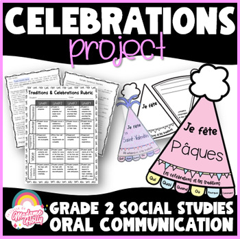Preview of Grade 2 Social Studies Celebrations and Traditions Oral Communication Project