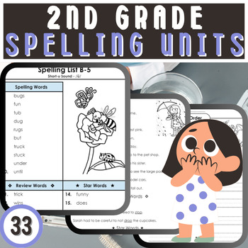Preview of Grade 2 Spelling Series: Comprehensive Units for Short and Long Vowel Sounds