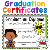 Grade 2 Summer Graduation Certificates & Diplomas