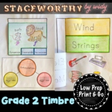 Grade 2 Timbre & Articulation Music Worksheets Interactive