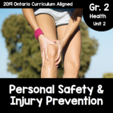 Grade 2, Unit 2: Personal Safety and Injury Prevention (On