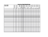 Grade 2 Wonder Works Program Unit 1 Class Skills Analysis Sheet