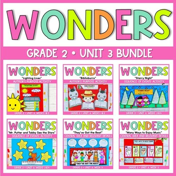 Preview of Grade 2 Wonders - *UNIT 3 BUNDLE*