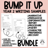 Grade 2 Writing Bump It Up Wall Bundle | Visual Writing Rubrics