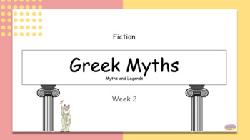 Preview of Grade 2 - Greek Myths (Week 2 of 3)