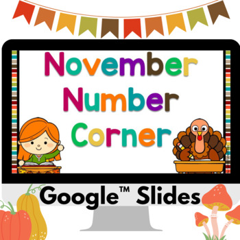 Preview of Grade 2 and 3 Math and Literacy Activities for November Thanksgiving 