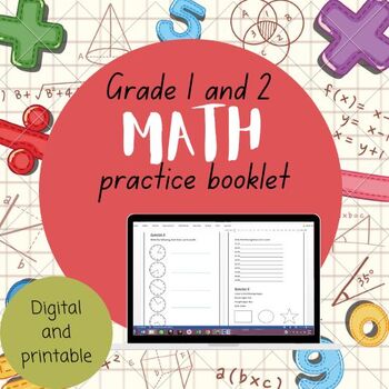 Preview of Grade 2 and 3 Math practice booklet.