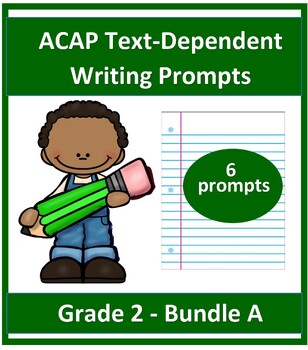 Preview of Grade 2_ ACAP Text Dependent Writing Practice- Six Prompts_(Bundle A)