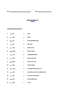 grade 3 4 english vocabulary worksheet letter b by ms v s vision