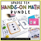 Grade 3 & 4 Hands-on Math Pack BUNDLE | Math Centres