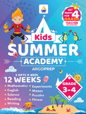 Grade 3-4: Kids Summer Academy Workbook (254 page eBook | 