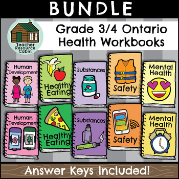 Preview of Grade 3/4 Ontario Health Workbooks