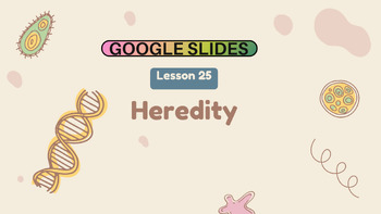 Preview of Grade 3-4 Science Reading 25: Heredity (Google Slides)