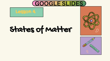 Preview of Grade 3-4 Science Reading 4: States of Matter (Google Slides)