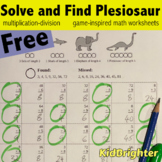Grade 3 Math Worksheets Solve and Find