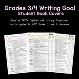 Grade 3 & 4 Writing Goals - Book Covers - Based on NSW Syl