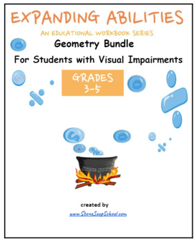 Preview of Grade 3- 5, CCS: Geometry Bundle for Visually Impaired