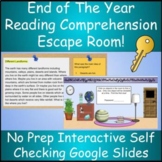 Grade 3-5 End of The Year Reading Comprehension Digital Es