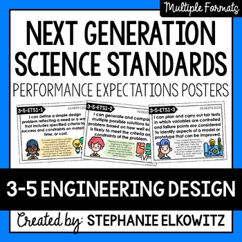 Preview of Grade 3-5 Engineering Design NGSS Posters