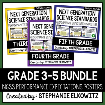 Preview of Grade 3-5 NGSS Poster Bundle