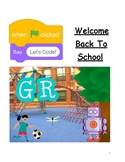 Grade 3-8 Welcome Back to School Coding Project