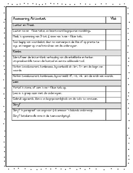 grade 3 afrikaans fal assessment term 1 by die leer hoekie tpt