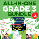 Grade 3 All-in-One Bundle: Math, Language, STEM, Spelling,