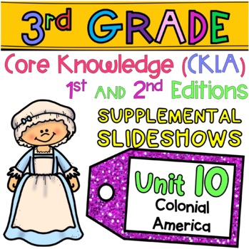 Preview of Grade 3 | Amplify Core Knowledge (CKLA) ALIGNED | Skills Slideshows UNIT 10