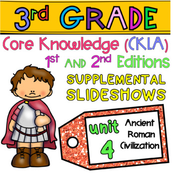 Preview of Grade 3 | Amplify Core Knowledge (CKLA) ALIGNED | Skills Slideshows UNIT 4