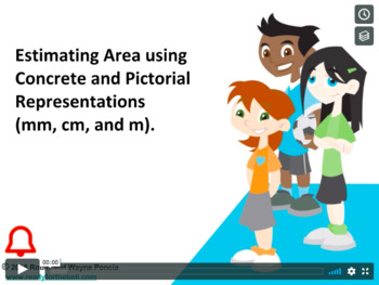 Preview of Grade 3: Math: Area and Measurement Concept Instructional Video Bundle