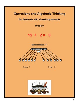 Preview of Grade 3, CCS: Algebra & Learning to Share for the Visually Impaired