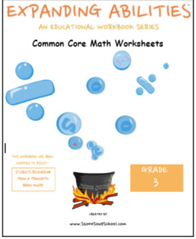 Preview of Grade 3, CCS: Math Bundle ( Fraction, Geo, Alg, M&D, Base10) for students w/ TBI