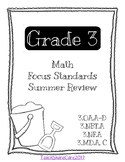 Grade 3 CCSS Focus Standards Math Summer Review Packet