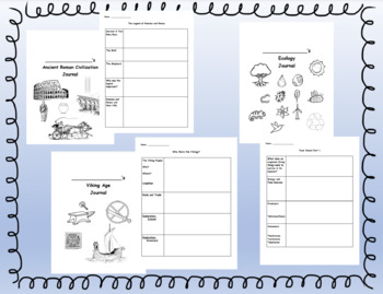Preview of Grade 3 CKLA Listening and Learning Note Taking Guide Bundle ALL Domains 1-11