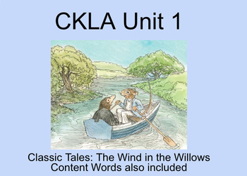 Preview of Grade 3 CKLA Unit 1 Vocab Cards
