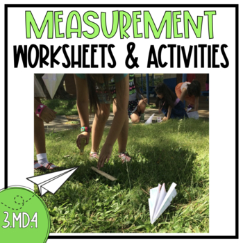 Preview of Grade 3 Common Core Measurement Worksheets {3.MD.4}
