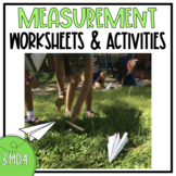 Grade 3 Common Core Measurement Worksheets {3.MD.4}