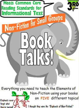 Preview of Grade 3 Non Fiction Reading Group Booktalks