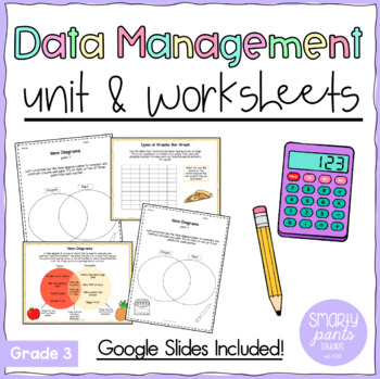 Preview of Grade 3 Data Literacy & Probability Worksheets & Slides Ontario Math