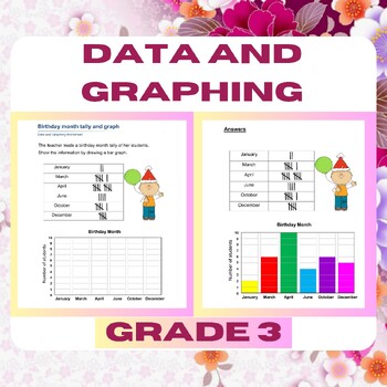 Preview of Grade 3 Data and Graphing Worksheets