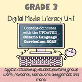 Grade 3 Digital Media Literacy Unit: Literacy Connections 