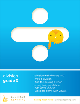 Preview of Grade 3 Division Workbook: Making Math Visual