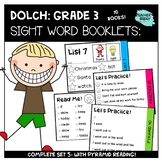 Grade 3 - Dolch Sight Words Cards - NO PREP, Printable, Py