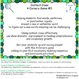 Grade 3 ELA Context Clues 4 Corners Game