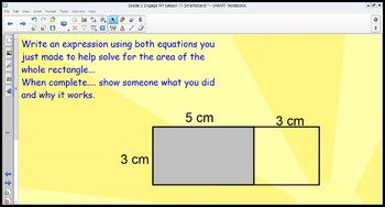 Preview of Grade 3 Engage NY Module 4 Lesson 11 Smartboard